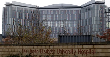 General view Queen Elizabeth University Hospital Glasgow seo